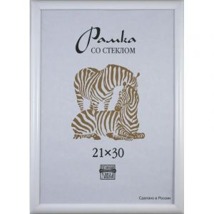 Рамка пластиковая А 4 белого цвета 500