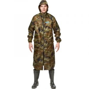 Плащ влагозащитный ПВХ Hunter зл.КМФ 48-50/170-176